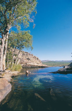 Rockpool at Gunlom Falls in Kakadu National Park - photo courtesy of NT Tourism