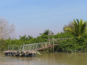 The quaint dock from the waters