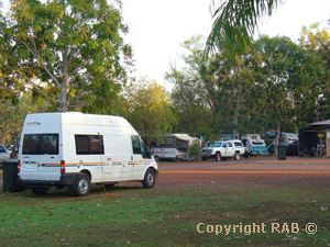 Apollo 2  Berth motorhome rental and hire at Cooinda in Kakadu National Park