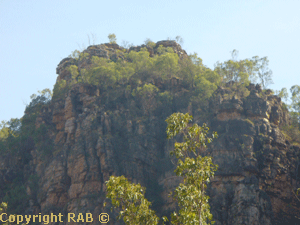 Ancient rocks above the Jim Jim carpark