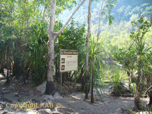 The Gorge Viewing Area on the Jim Jim walking track 400m from the carpark at Jim Jim Gorge in Kakadu National Park