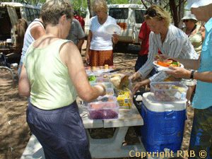 Gagudju Dreaming Guides put on agreat lunch