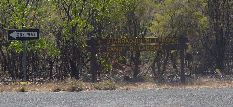 Sandy Billabong at the turnoff to Muirella and Kakadu Culture Camp