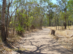 Well maintained tracks to the end at Nourlangie Rock in Kakadu Kational Park Northern Territory Australia