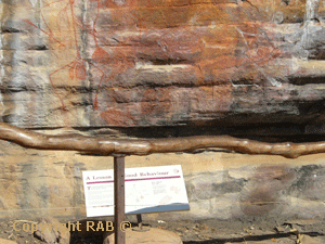 Ubirr aboriginal art site- for the promotion of Aboriginal tourism and learning Aboriginal living culture in Australia