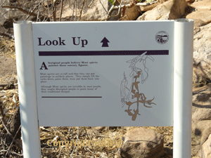 Great signage to guide you at Ubirr