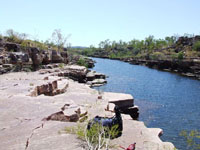 Koolpin Gorge to Twin Falls Trail in Kakadu