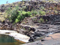 Koolpin Gorge to Twin Falls Trail in Kakadu